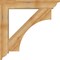 Ekena Millwork Westlake Traditional Rough Sawn Bracket, Western Red Cedar, 4"W x 28"D x 28"H BKT04X28X28WTL01RWR - alternate 2